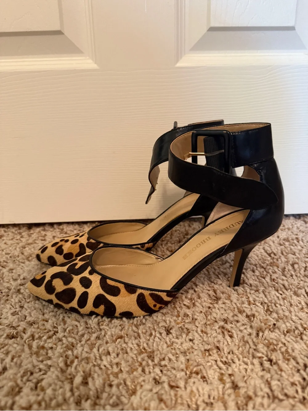 Audrey Brooke Leopard Heels